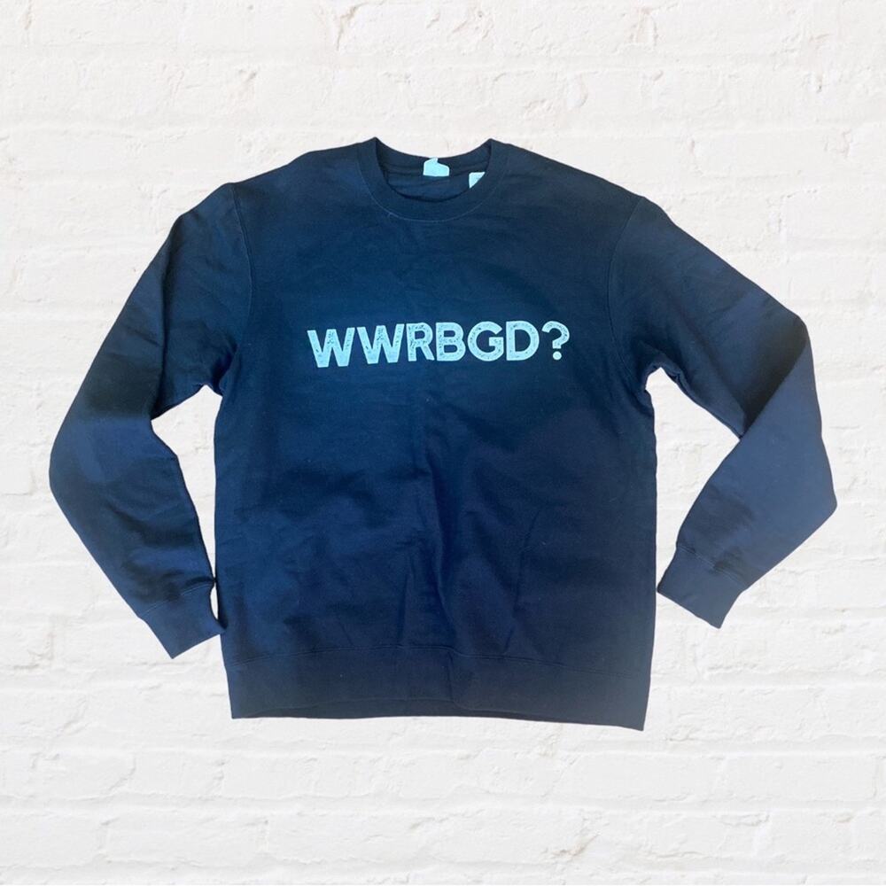 WWRBGD? Black unisex sweatshirt